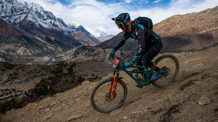 Geoff Kabush during Yak Ru Enduro Race 2019